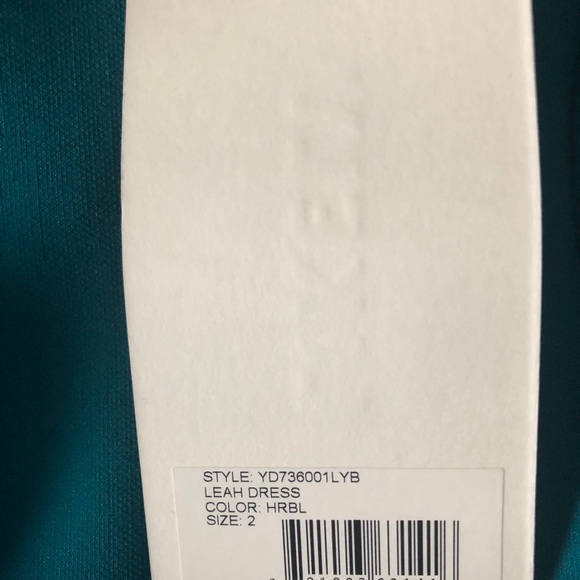 NWT Likely Leah Dress Green/Blue Sz 2 - Picture 5 of 7